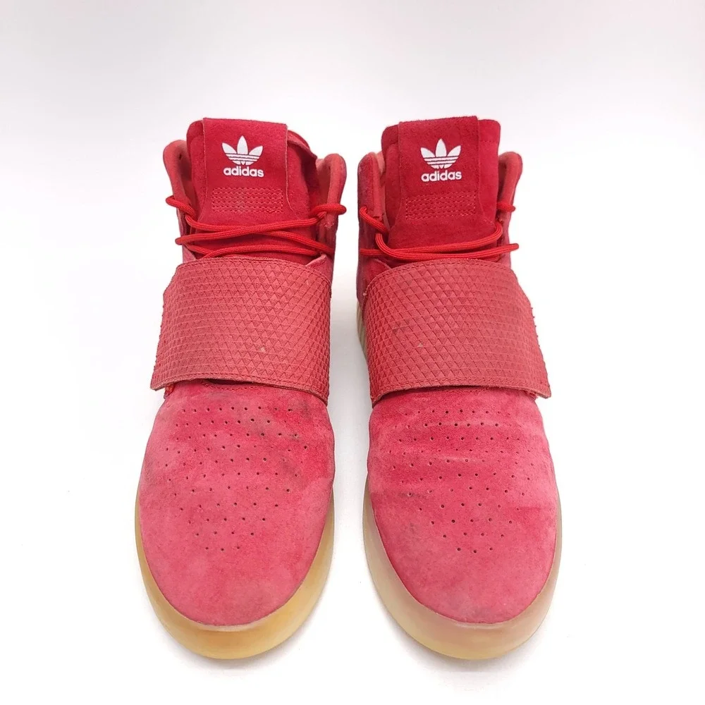 Adidas Tubular Invader Strap Shoes Mens Size‎ 11.5 High Top Sneakers BB5039